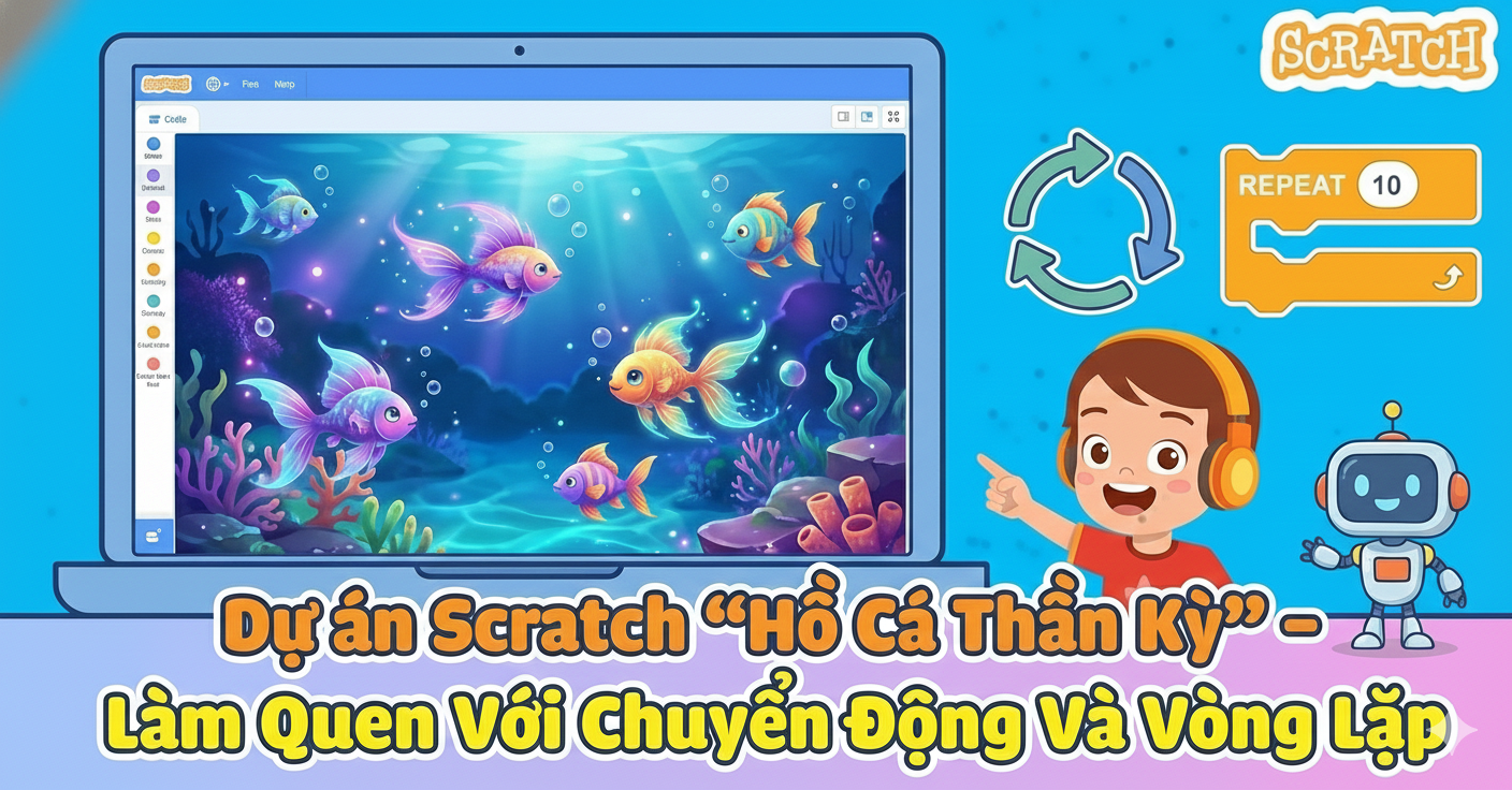 Dự án Scratch Hồ cá thần kỳ