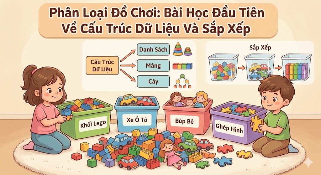 Phân Loại Đồ Chơi: Bài Học Đầu Tiên Về Cấu Trúc Dữ Liệu Và Sắp Xếp